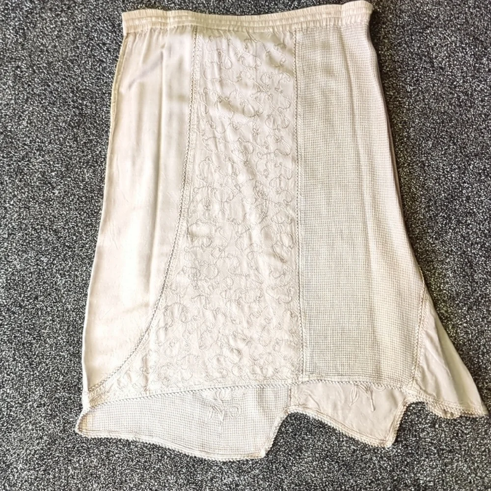 Vintage Indian Tropical Fashion 2-Piece Set Top&Skirt L Boho Festival Rayon NWT - Picture 11 of 13